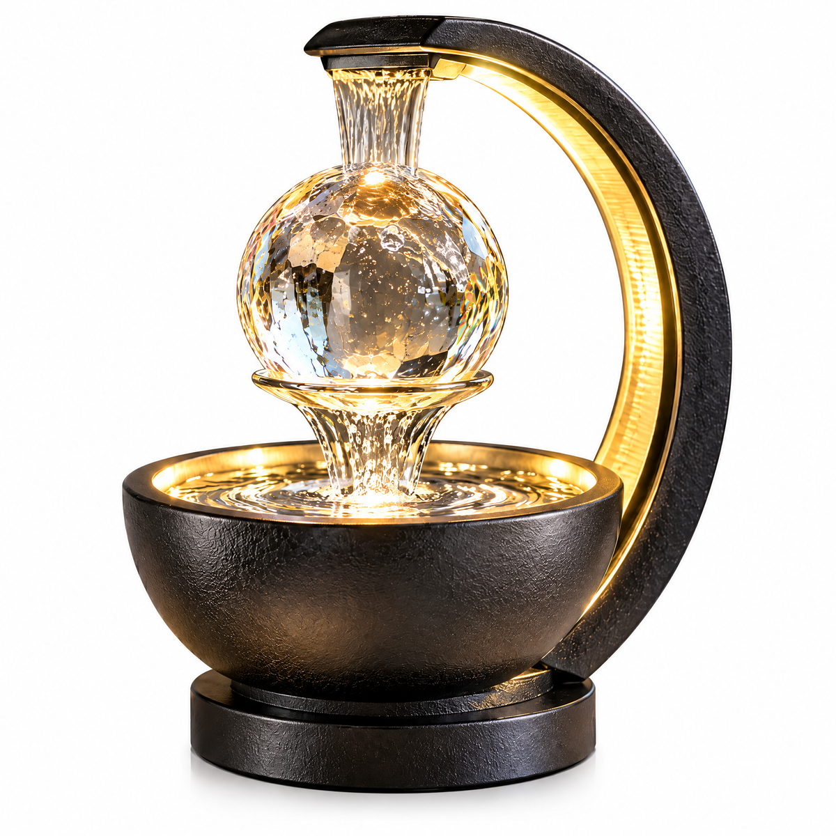 MAVELIRO® Aquavelle Floating Crystal Fountain
