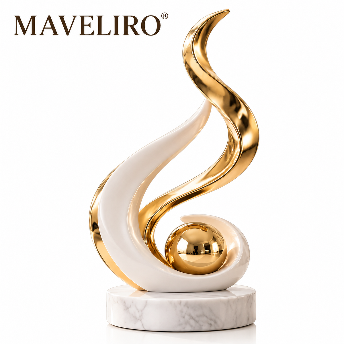 MAVELIRO® LuminaFlow™ Desktop Accent Sculpture