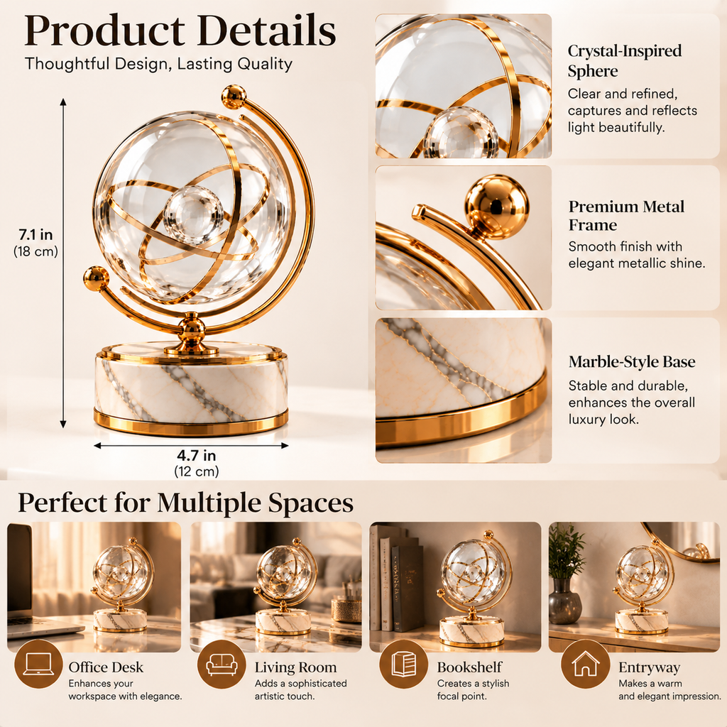 MAVELIRO® Aerion Balance Crystal Sphere