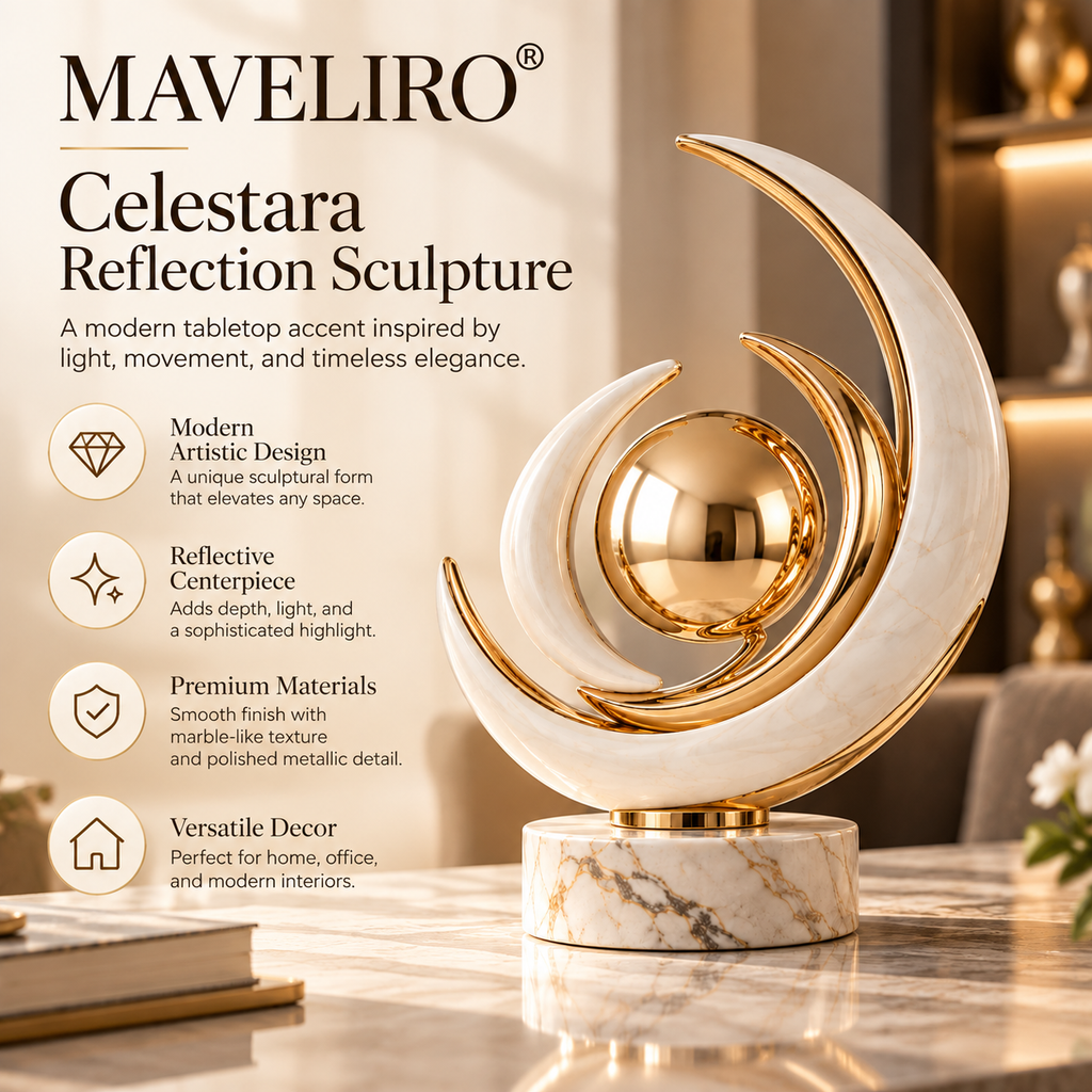 MAVELIRO® Celestara Reflection Sculpture
