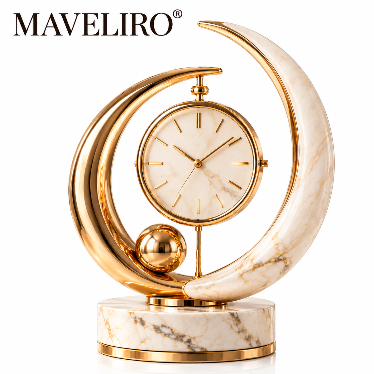 MAVELIRO® Nuvora Timepiece Accent Sculpture