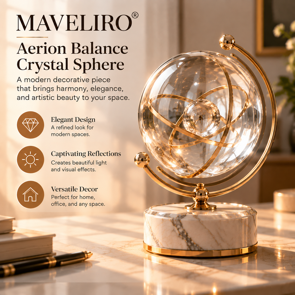 MAVELIRO® Aerion Balance Crystal Sphere
