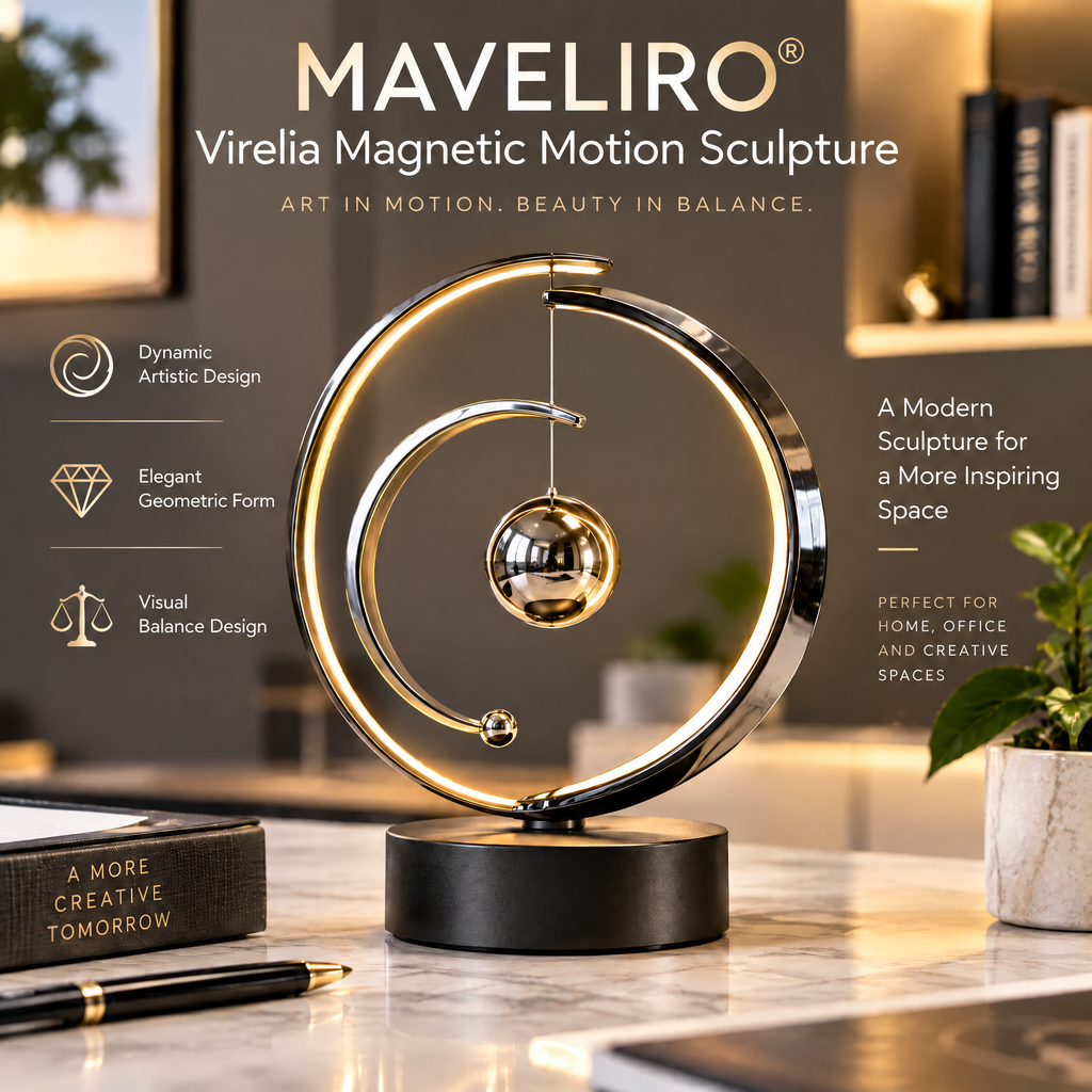 MAVELIRO® Virelia Magnetic Motion Sculpture