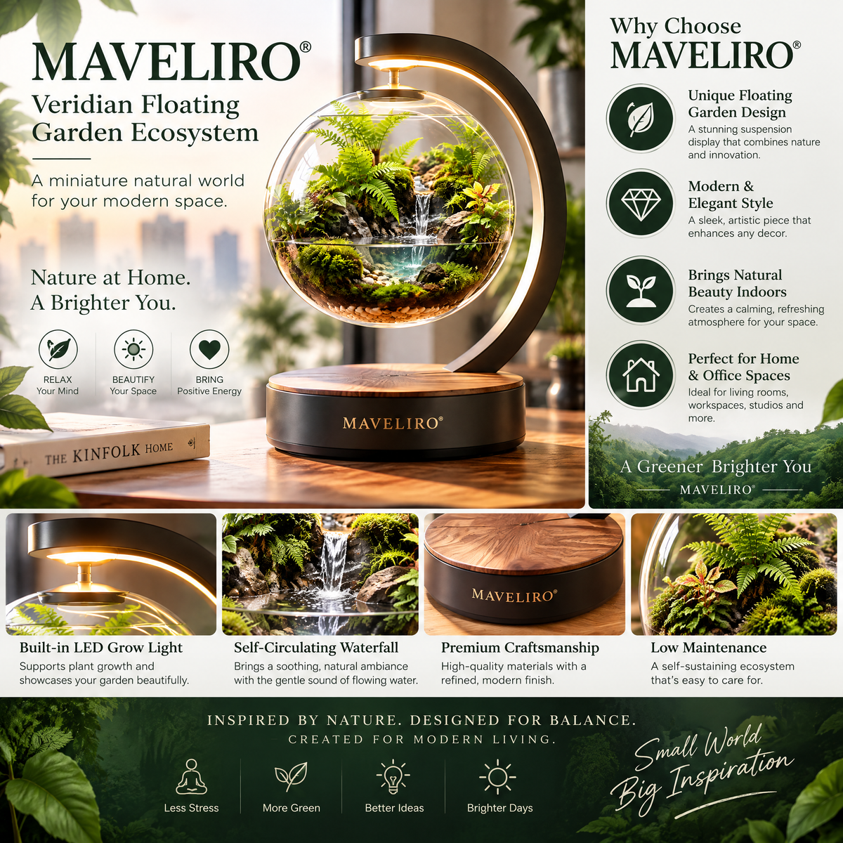 MAVELIRO® Veridian Floating Garden Ecosystem